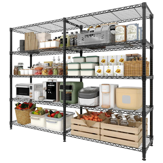 TWISTER.CK Heavy Duty Adjustable Metal Storage Shelving Unit