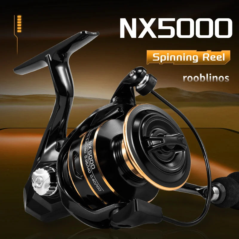 J-BARZILLAI NX Metal Spinning Fishing Reel With High Speed Drag