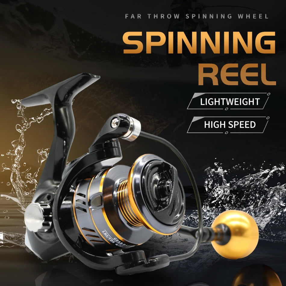 Rooblinos Metal Spinning Fishing Reel With 10KG Max Drag Power