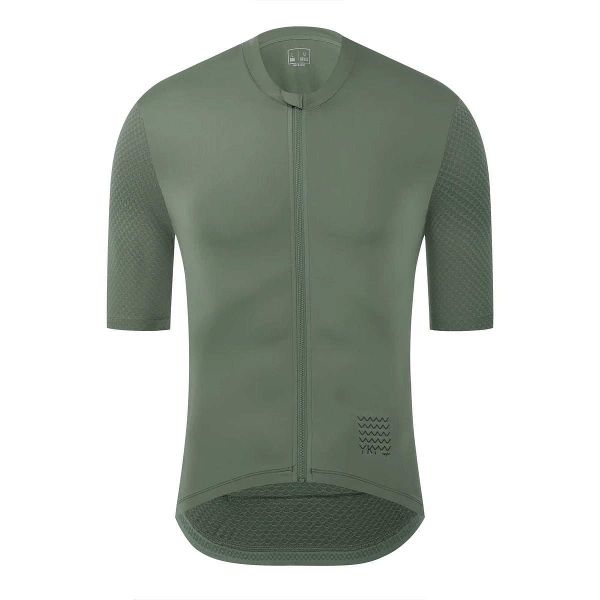 YKYWBIKE Mens Breathable Cycling Jersey With UV Protection Short Sleeve
