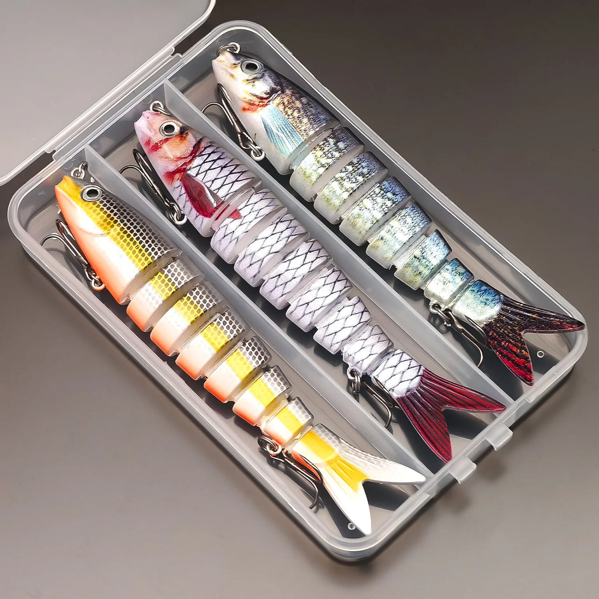 ANFS Multi Jointed Slow Sinking Swimbait Fishing Lure