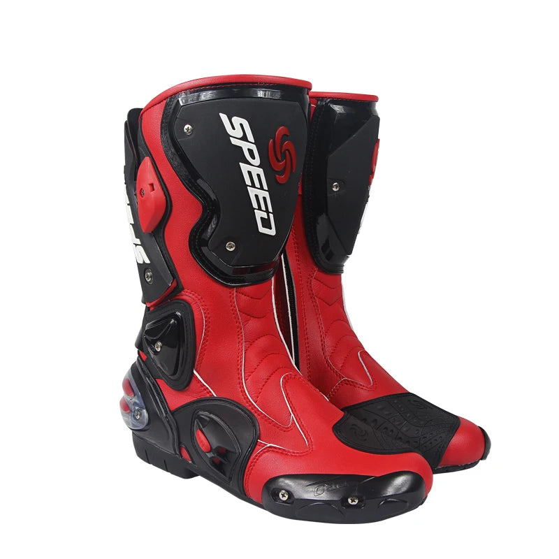 Leather Off Road Motorcycle Riding Boots for Adult Riders