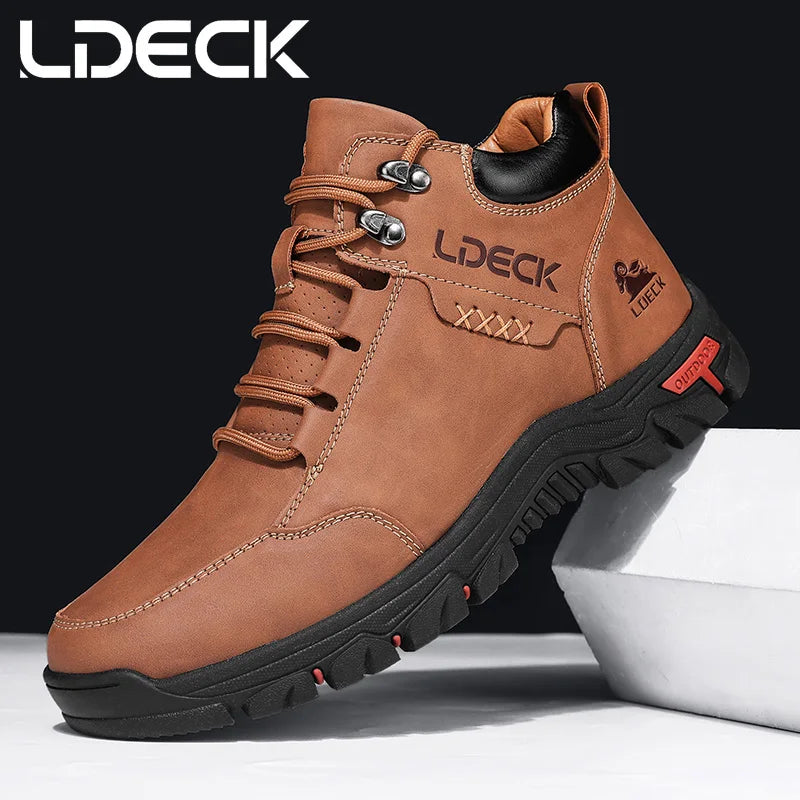 Men's Outdoor Hiking Boots for Camping and Mountain Adventures