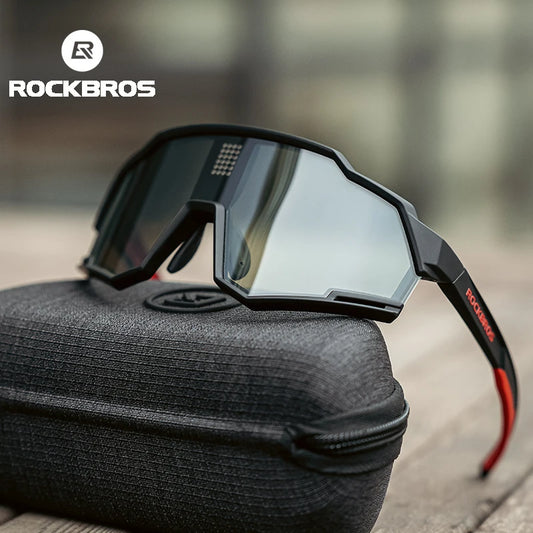 ROCKBROS Polarized Photochromic Cycling Glasses With UV400 Protection