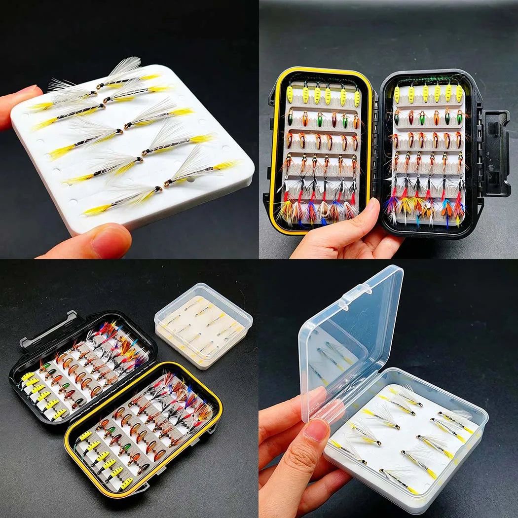 Fly Fishing Flies Kit With Dry Wet Flies and Nymphs
