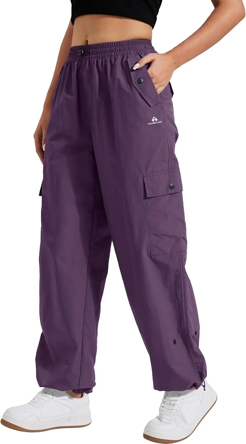 Pioneer Camp Women's Quick Dry Cargo Hiking Pants Adjustable Cuffs