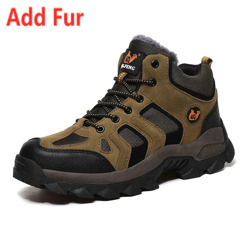 Unisex Breathable Lace Up Hiking Boots For Outdoor Trails