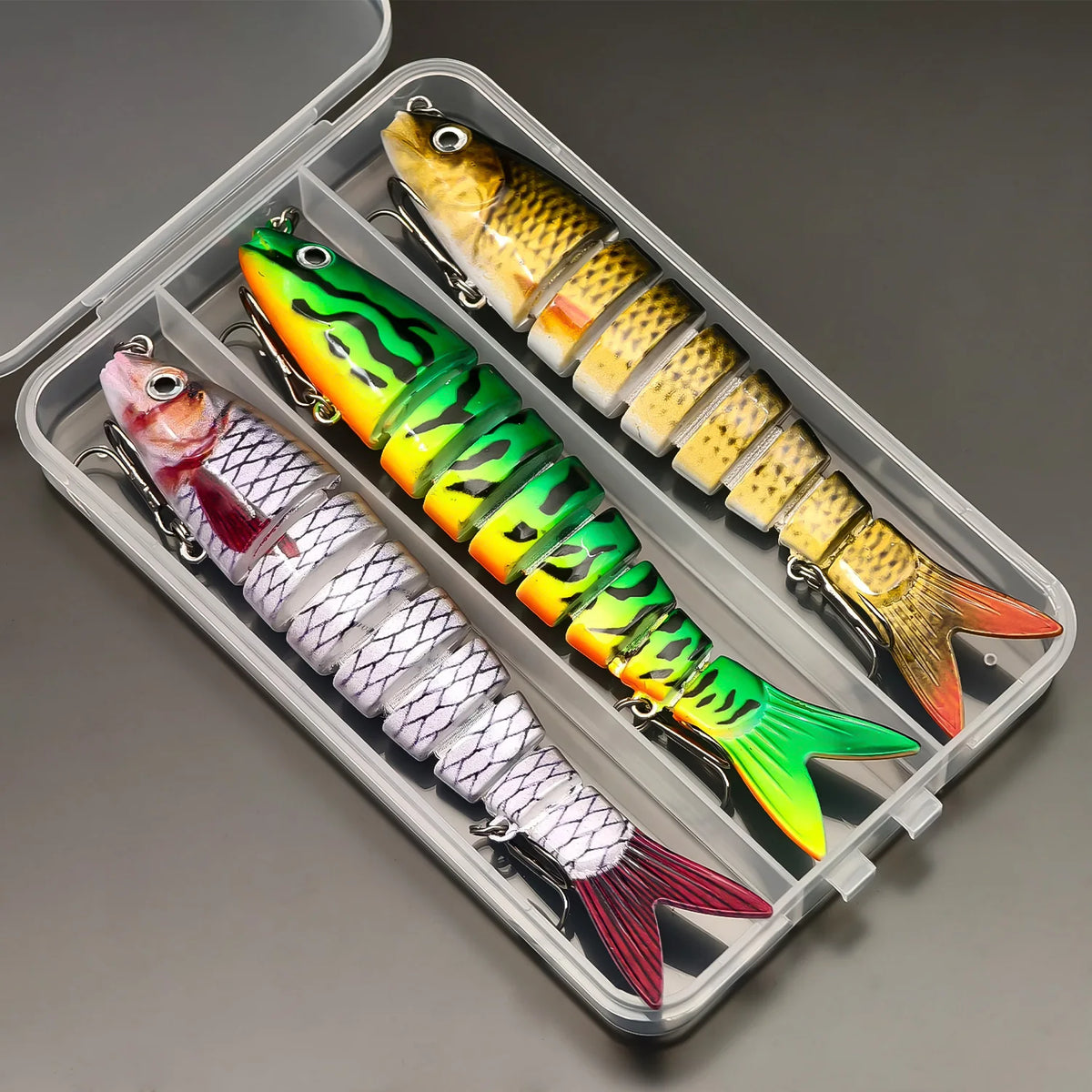 ANFS Multi Jointed Slow Sinking Swimbait Fishing Lure