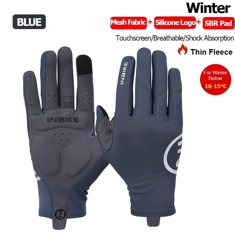 INBIKE Thermal Touchscreen Cycling Gloves for Road and MTB Riding